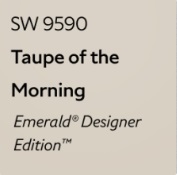 Christian Siriano x Sherwin-Williams Color Collection 16 sherwin williams taupe of the morning emerald designer edition Christian Siriano x Sherwin-Williams Color Collection