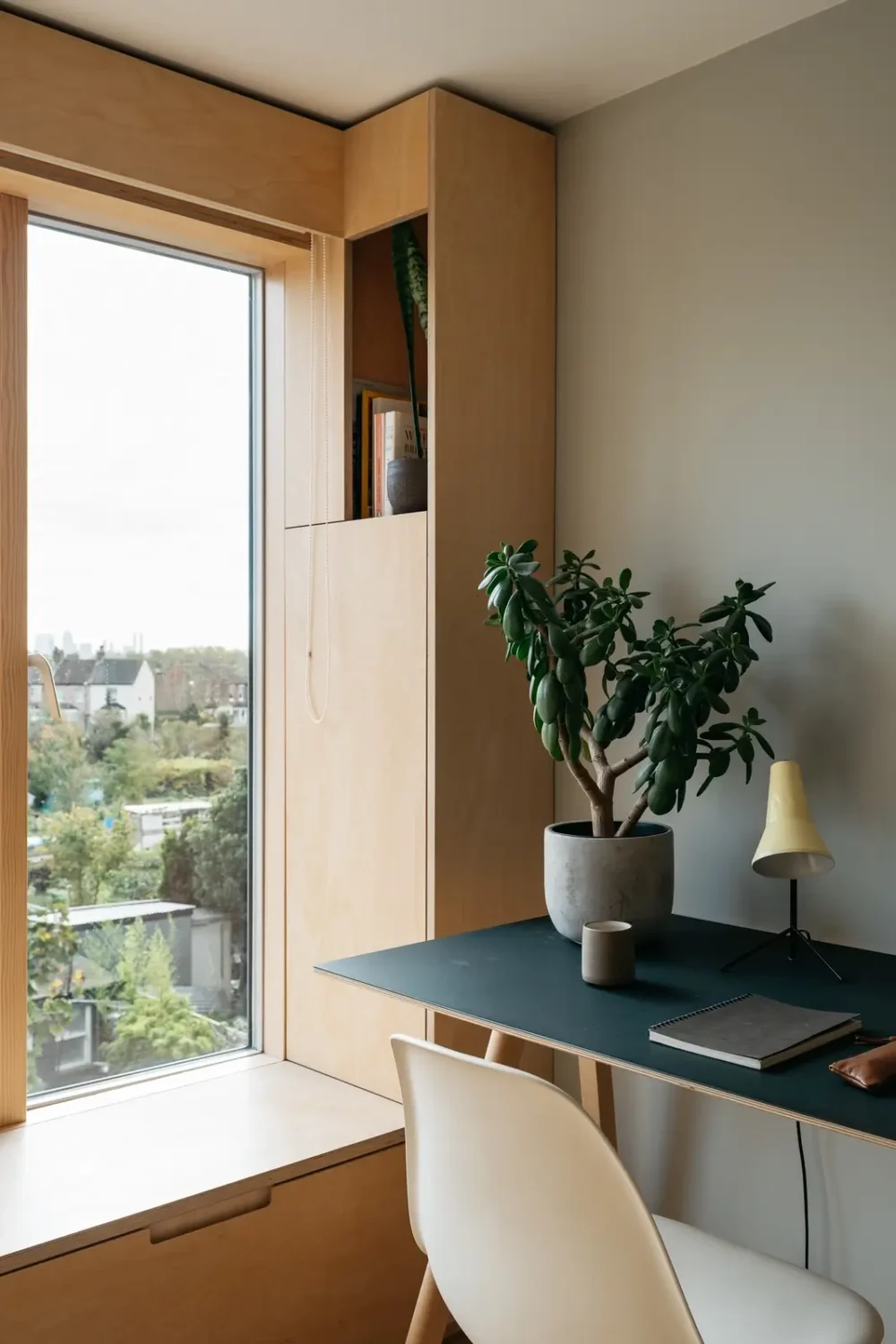 Best of 2023: Home Offices 16 bedroom-home-office-window-seat-black-desk-nordroom