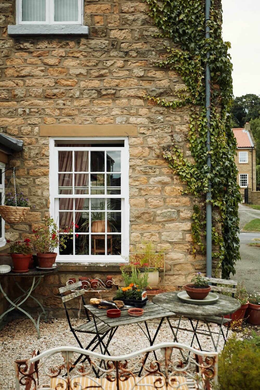 An English Cottage with a Perfect Kitchen 26 outdoor-terrace-english-cottage-nordroom