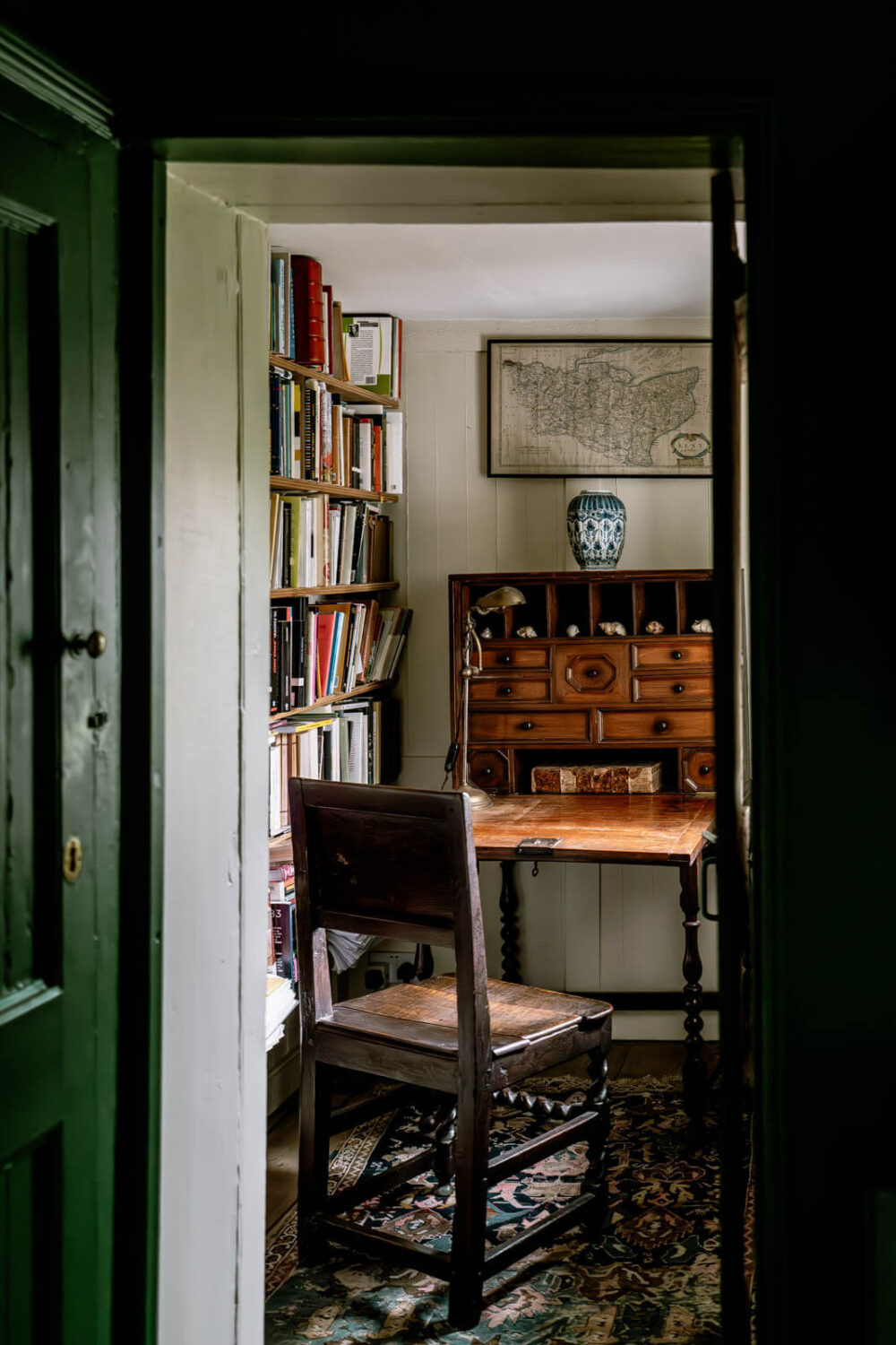Best of 2023: Home Offices 7 small-home-office-antique-furniture-nordroom