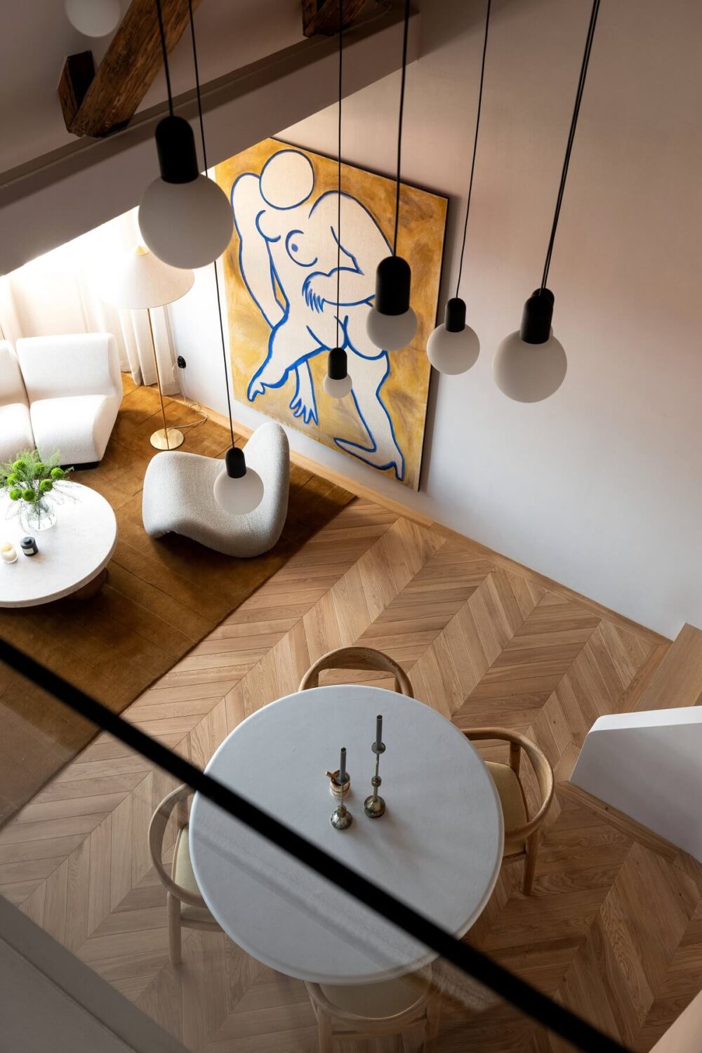 A Luxurious Penthouse Apartment in Stockholm 1 penthouse-apartment-chevron-floor-nordroom