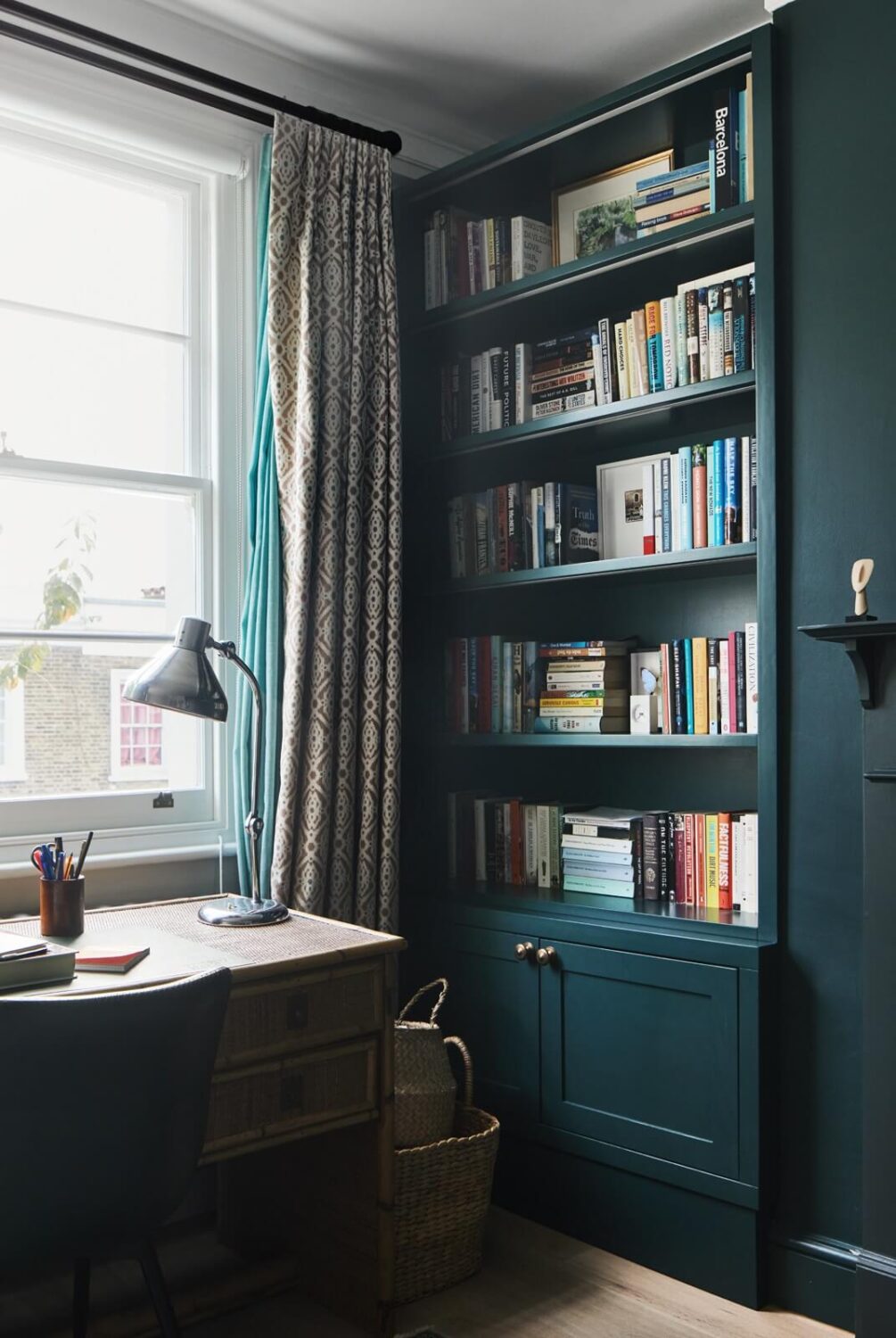 Best of 2023: Home Offices 2 dark-blue-home-office-library-nordroom