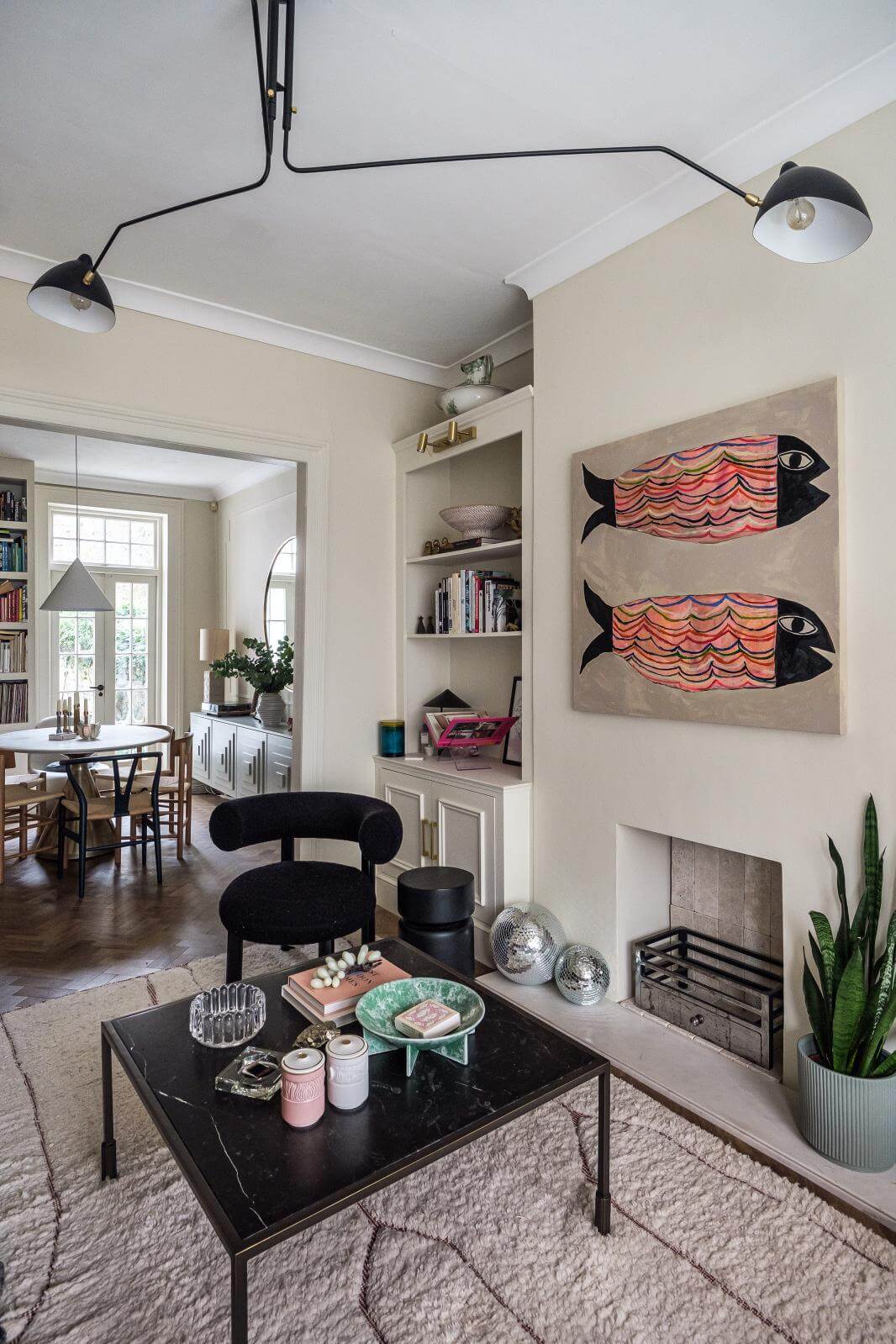 beige walls in london living room