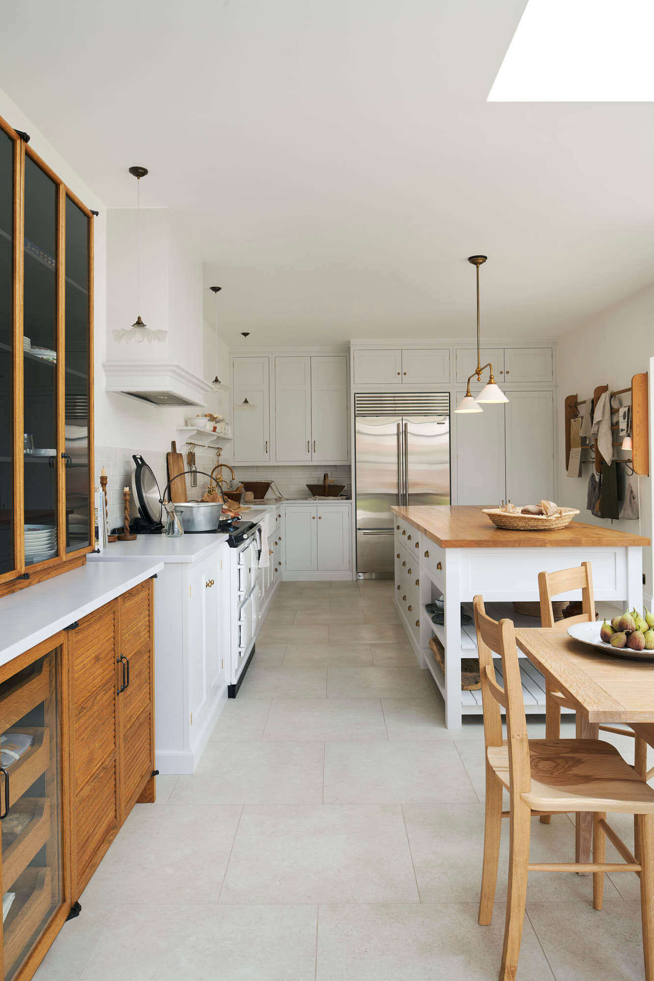 A Stylish White deVOL Kitchen in an Edwardian House