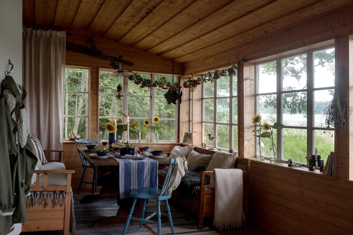 A Traditional Summer House Cabin in Sweden 2 garden room traditional wooden summer cottage sweden nordroom
