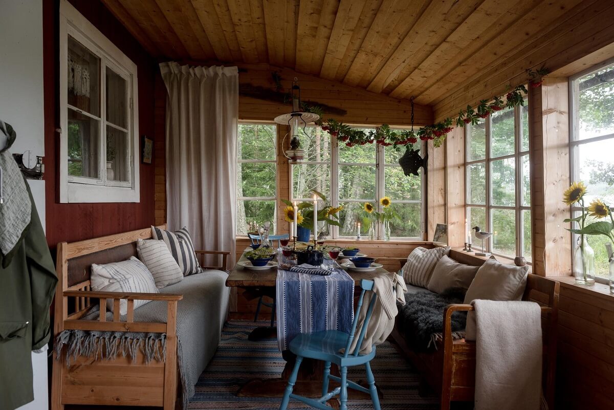 A Traditional Summer House Cabin in Sweden 1 wooden garden room traditional wooden summer cottage sweden nordroom