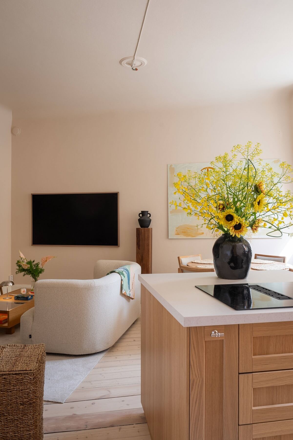 open plan living space