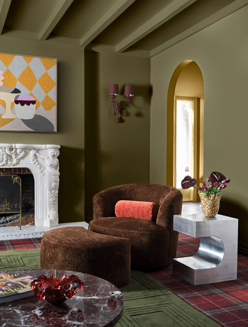 Dulux Colour Forecast 2025: Uplifting and Soothing Colour Palettes 1 Dulux_Colour_Forecast_2025_Recollect_palette olive green living room nordroom