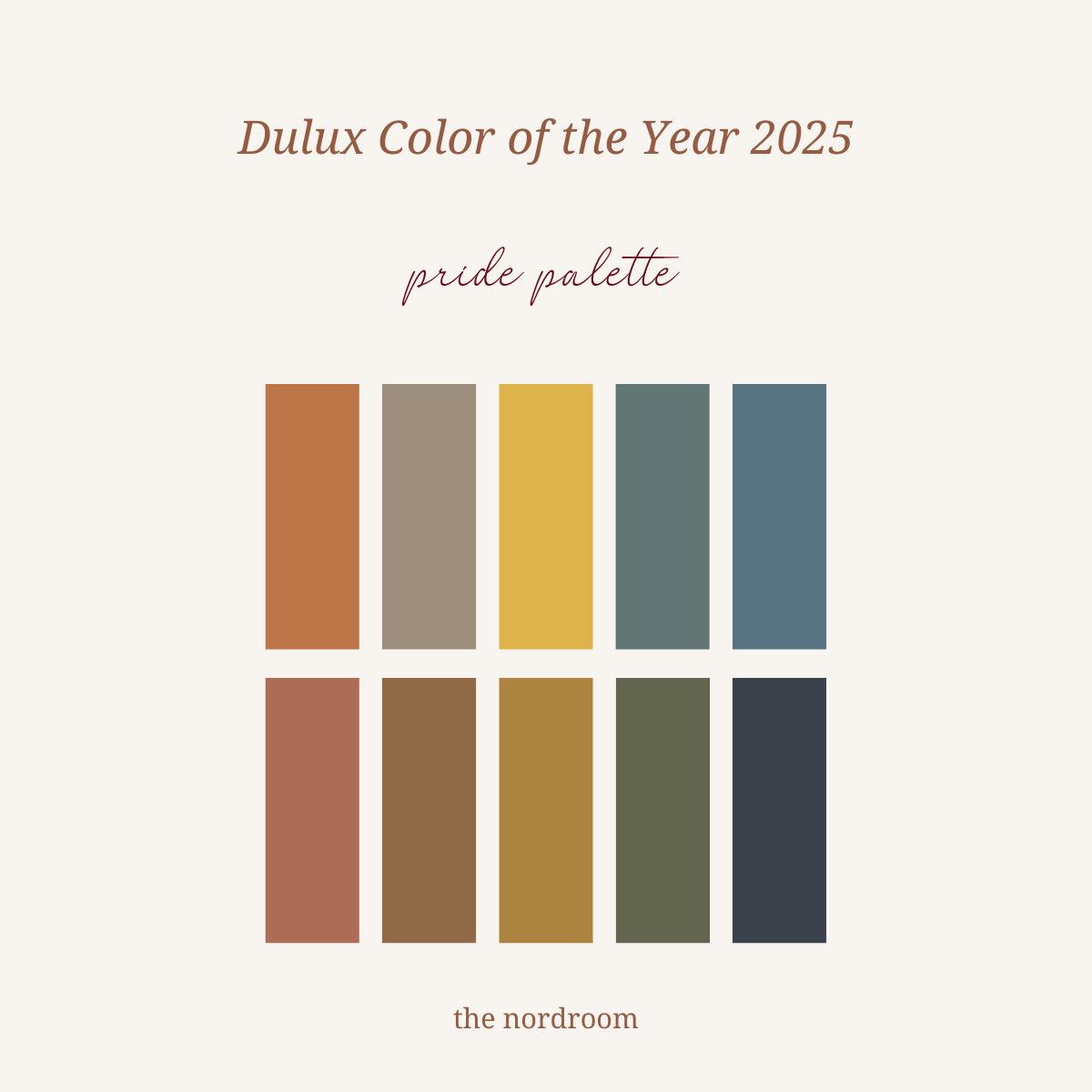 Dulux Colour of the Year 2025: True Joy 3 dulux colour of the year 2025 pride palette nordroom