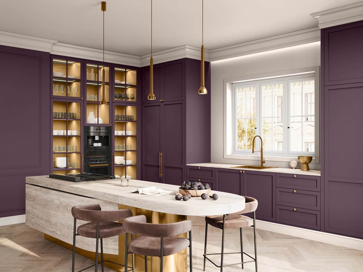 PPG & Glidden Color of the Year 2025: Purple Basil 3 glidden purple basil color of the year 2025 nordroom