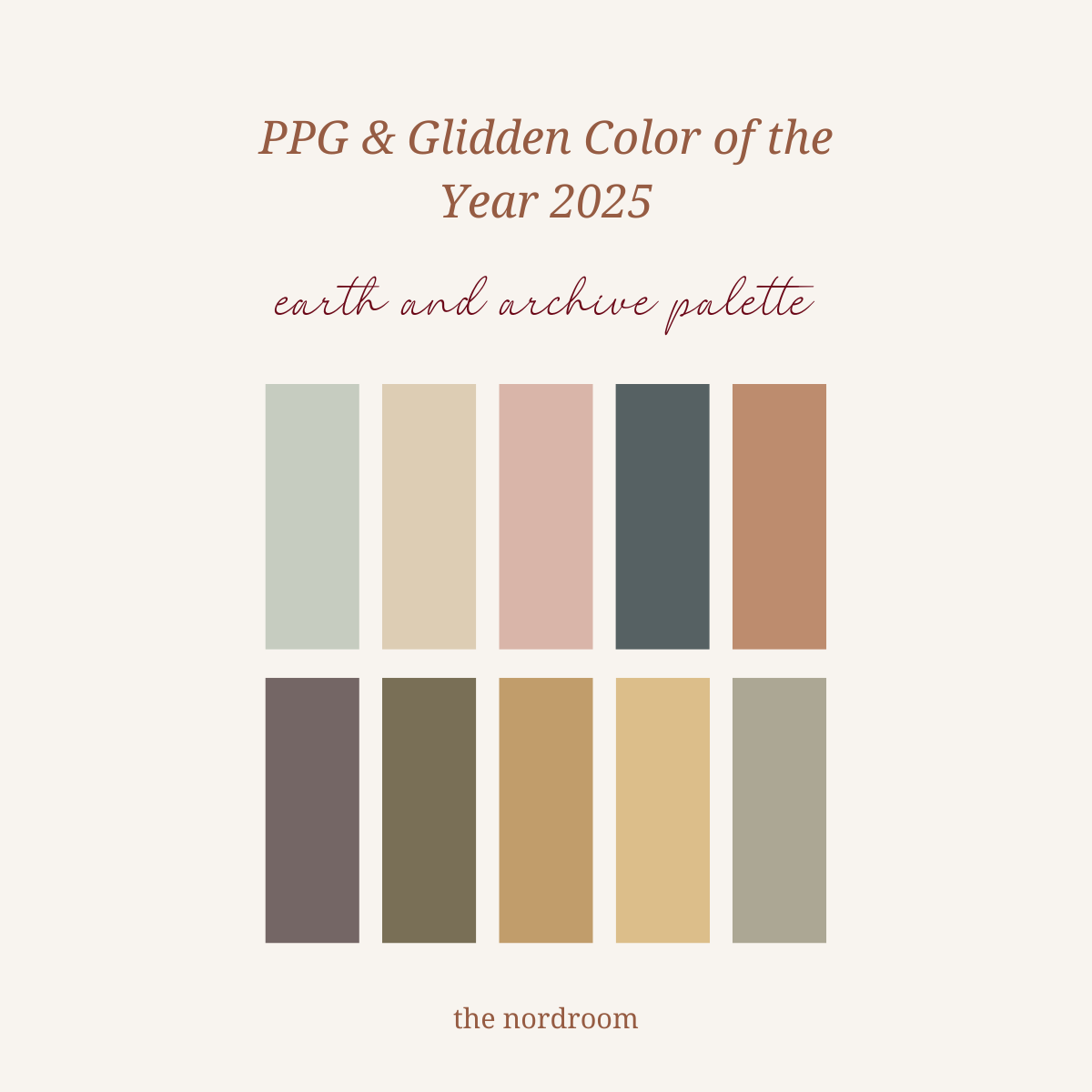 PPG & Glidden Color of the Year 2025: Purple Basil 28 ppg glidden color of the year 2025 earth and archive palette nordroom