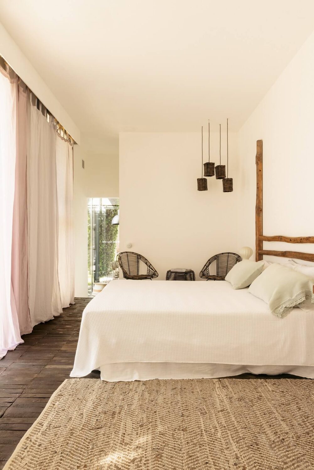 An Eco-Retreat Made from Upcycled Materials in Portugal 5 serene bedroom An Eco-Retreat Made from Upcycled Materials in Portugal