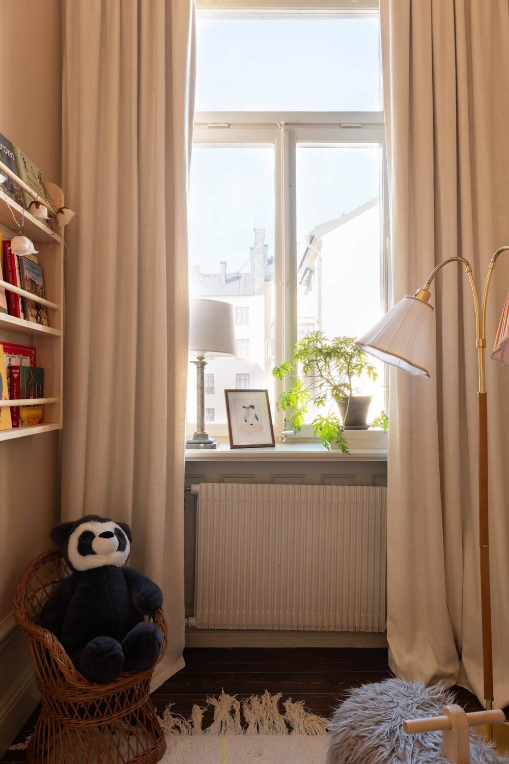 A Beautiful Turn-of-the-Century Apartment with Bold Color Accents 20 small childrens bedroom