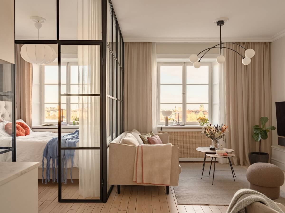 A Small and Serene Apartment with an Industrial Glass Bedroom 1 MED067307D3DB804B8BB022C4C7CD222A9F 20241106105115 w2200 q80 A Small and Serene Apartment with an Industrial Glass Bedroom