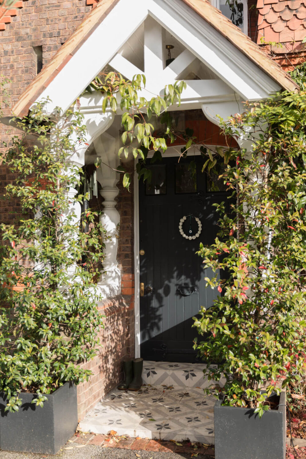 A Grand Arts and Crafts House in London 27 front door victorian house north london A Grand Arts and Crafts House in London
