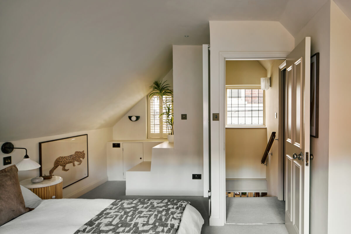 A Stunning Victorian House with Period Features and Surprising Spaces 24 bedroom slanted ceiling