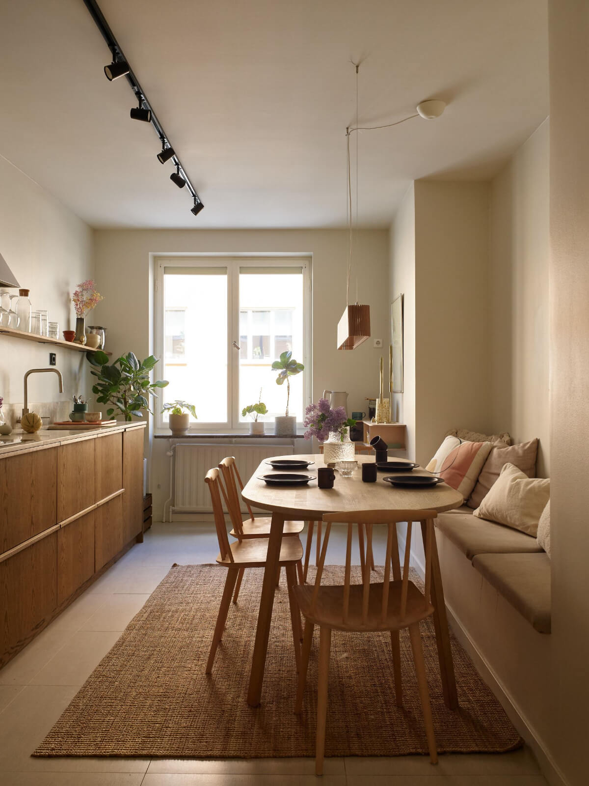 dining table with built in bench nordroom