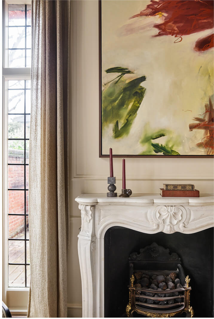 A Stunning Victorian House with Period Features and Surprising Spaces 3 fireplace detail