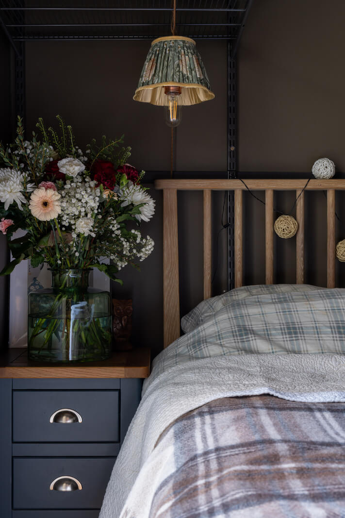 A Muted Color Palette in a Charming Ground Floor Apartment 16 bedroom detail
