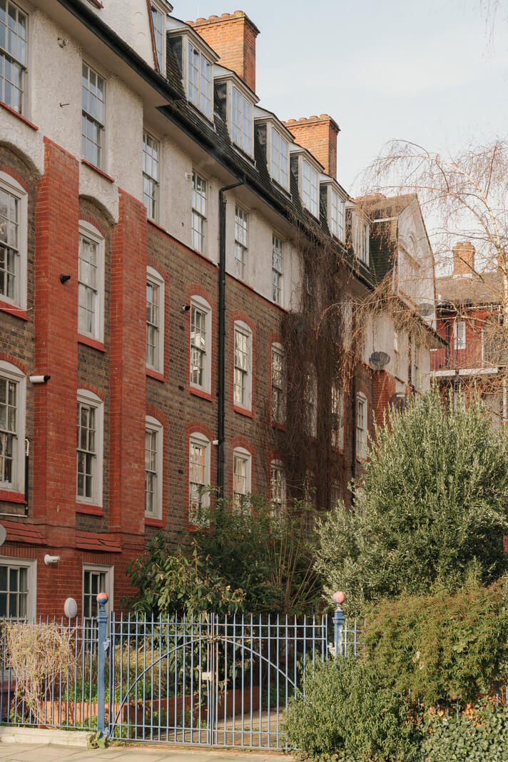 A Tiny Apartment with a Yellow Kitchen in London 15 exterior london flat