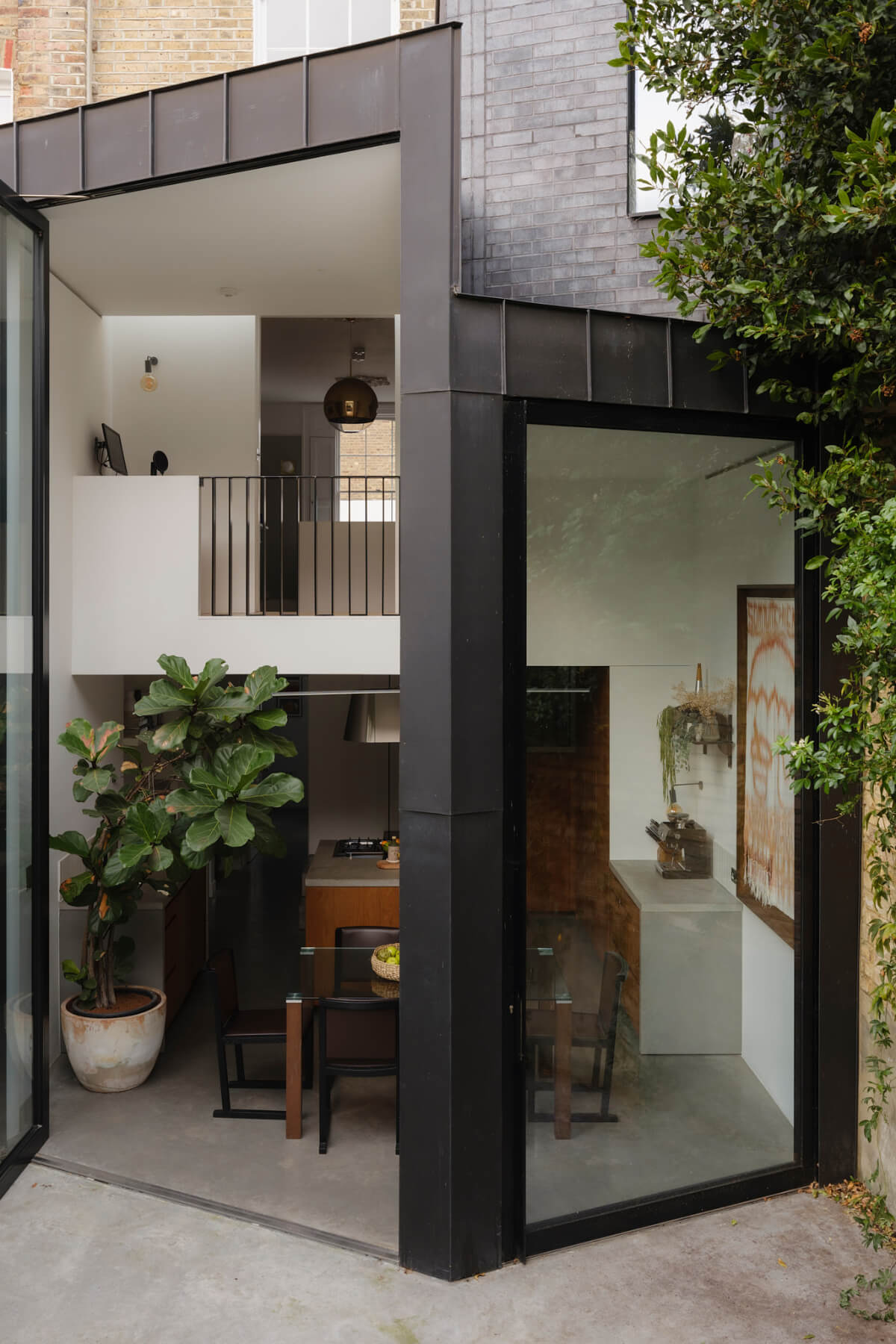 glass extension victorian house