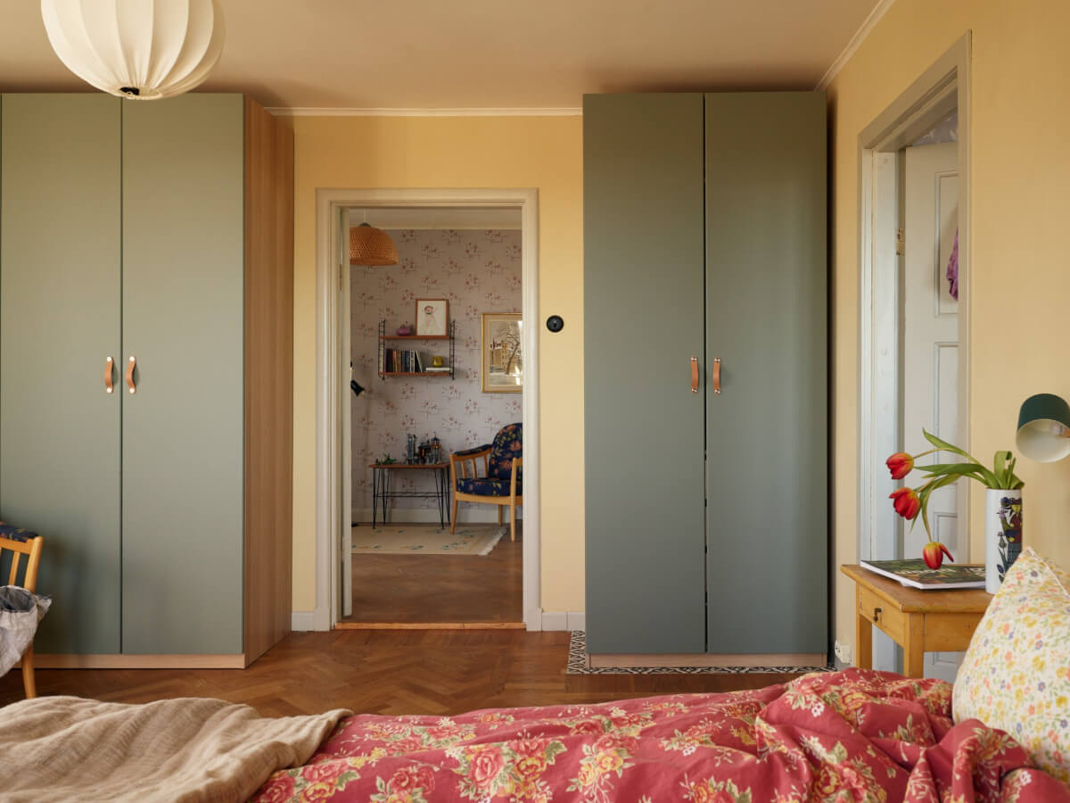 A Grand Family Home in a Former Swedish Doctor's Villa 31 bedroom-wardrobe