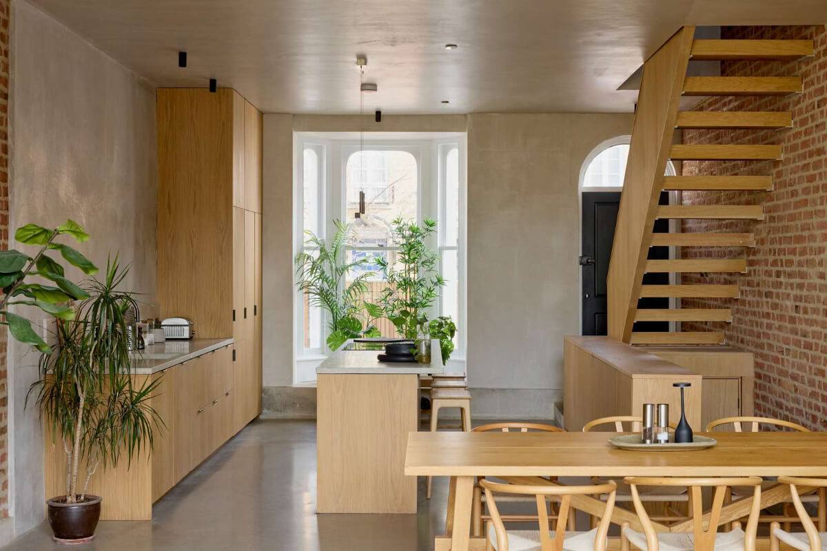 Contemporary Architect-Designed Interiors in a Victorian House 6 contemporary open plan living space kitchen
