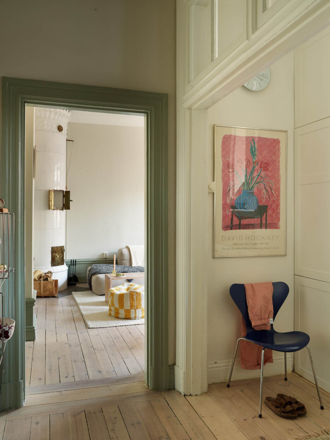 A Muted Color Palette and Smart Storage in a Small Stockholm Apartment 12 hall