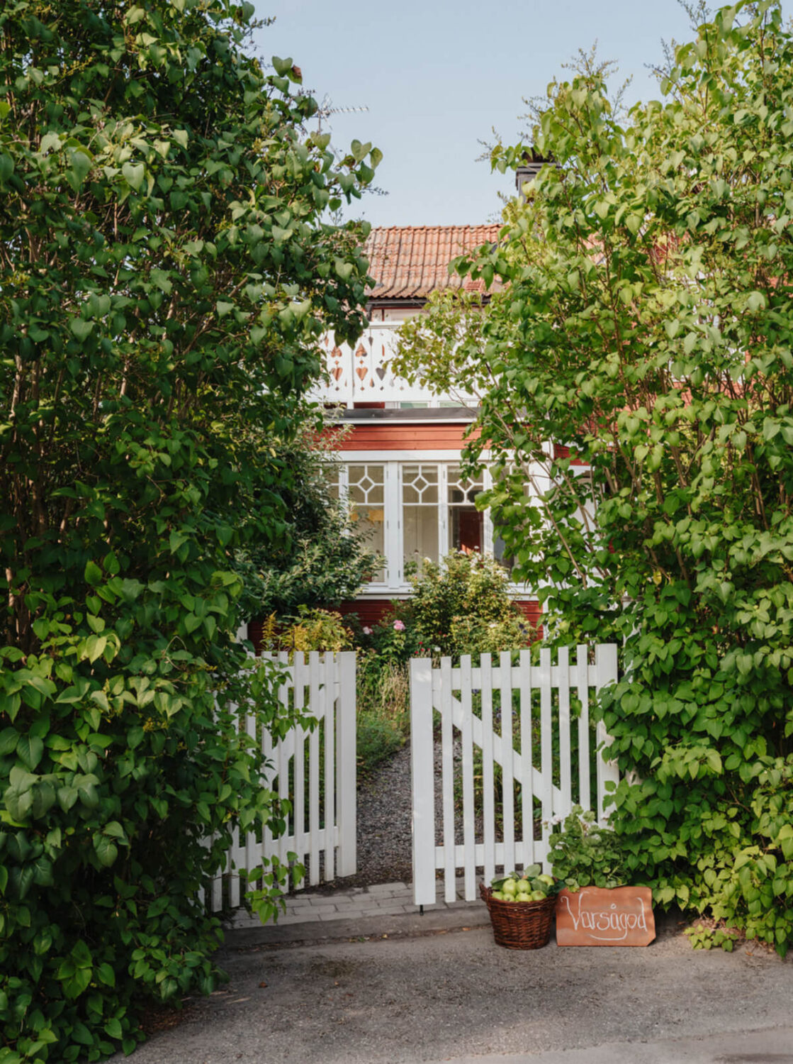 Light-Filled Rooms in a Charming 1907 Swedish Villa 1 white gate swedish villa