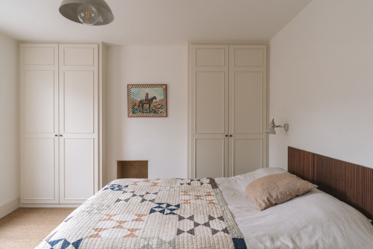 A Kitchen with Terracotta Tiles in a Renovated English Home 16 built-in wardrobes bedroom