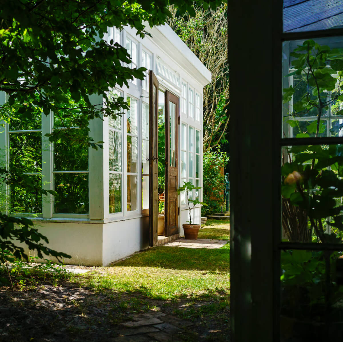 A Beautiful Former Summer House in Southern Sweden 27 garden greenhouse