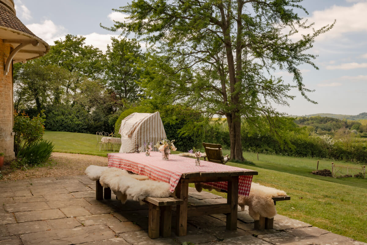 Pearl Lowe and Danny Goffey’s Eclectic Gothic Somerset Home Is For Sale 23 garden terrace