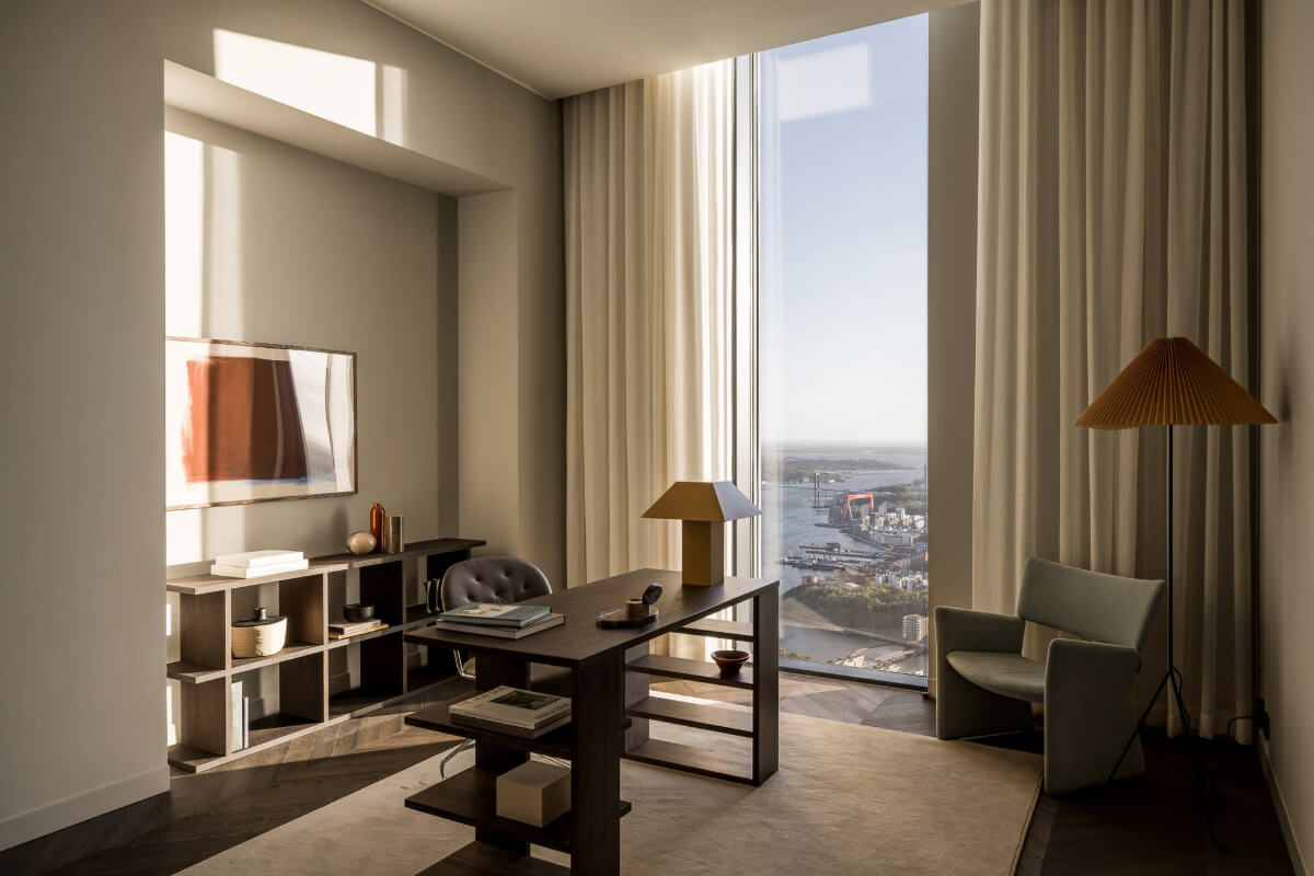 A Luxurious Three-Storey Penthouse in Sweden’s Tallest Residential Tower 16 modern home office