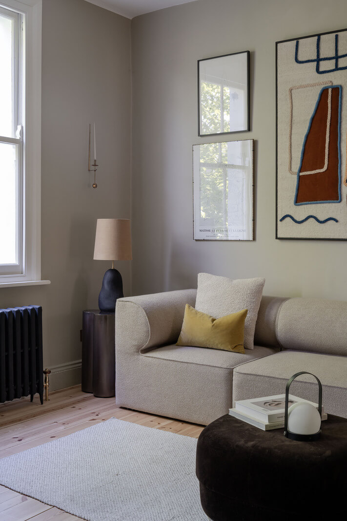 Contemporary and Classic Design in a Two-Bedroom London Duplex 3 modern sitting room