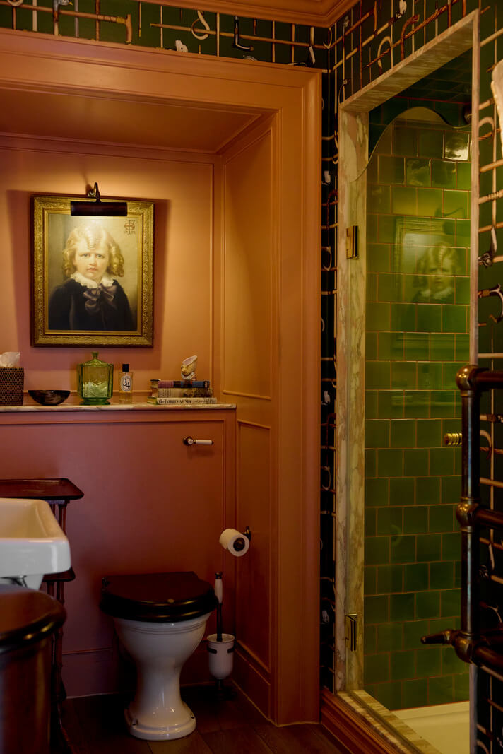 Best of 2025: Bathrooms 16 pink and green bathroom