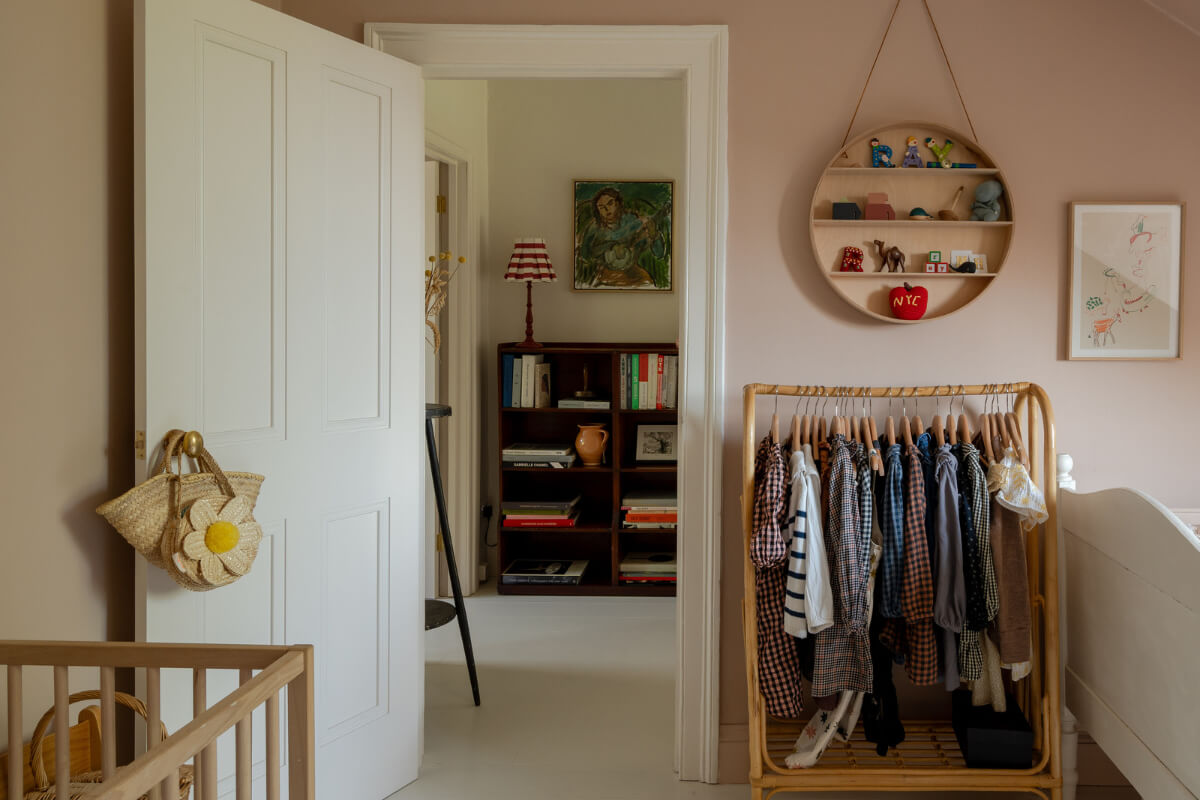 Contemporary and Classic Design in a Two-Bedroom London Duplex 16 pink kids bedroom