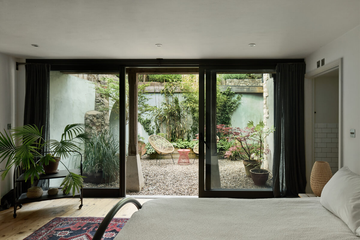 Unique Rooms and Historic Splendor in a Medieval English Country House 14 bedroom garden access glass sliding doors