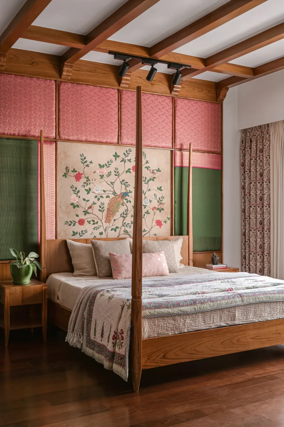 A South Indian Family Home Where Heritage Meets Bold Color Choices 10 colorful bedroom
