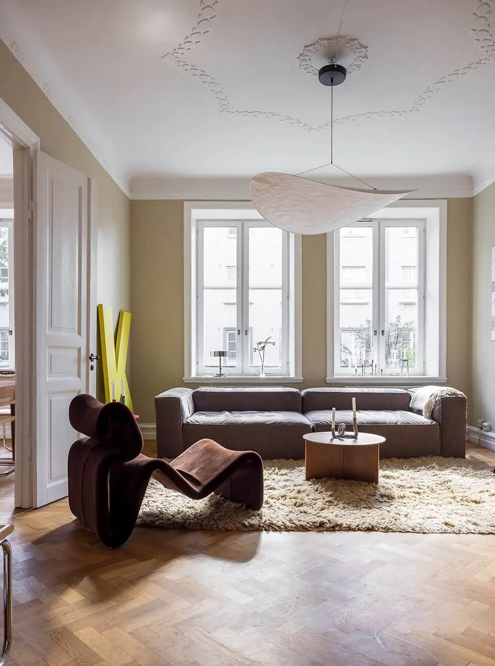 Exposed Brick and Bright Color Pops in a Malmö Apartment 3 b16 Exposed Brick and Bright Color Pops in a Malmö Apartment