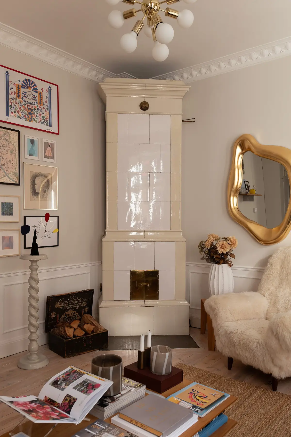 living room fireplace