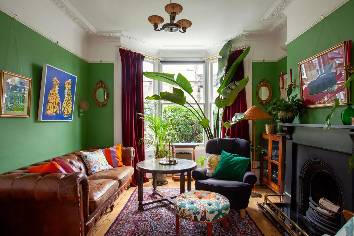 A Victorian London Home with Colorful Living Spaces and a Lush Garden 1 colorful-living-spaces-london-victorian-house