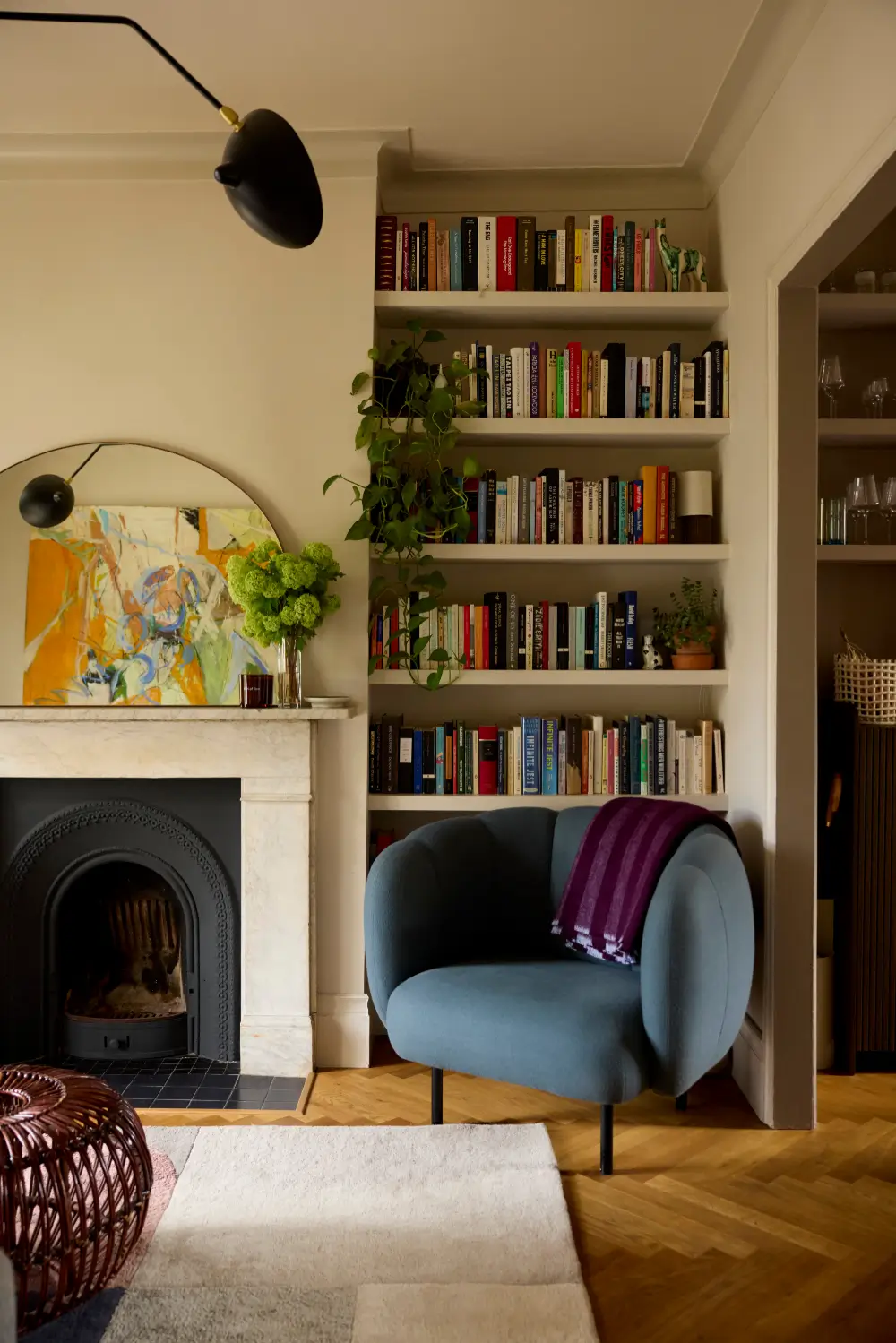 Serene Interiors in a Beautiful Renovated Family Home in London 2 calm-renovated-victorian-terrace-house-london