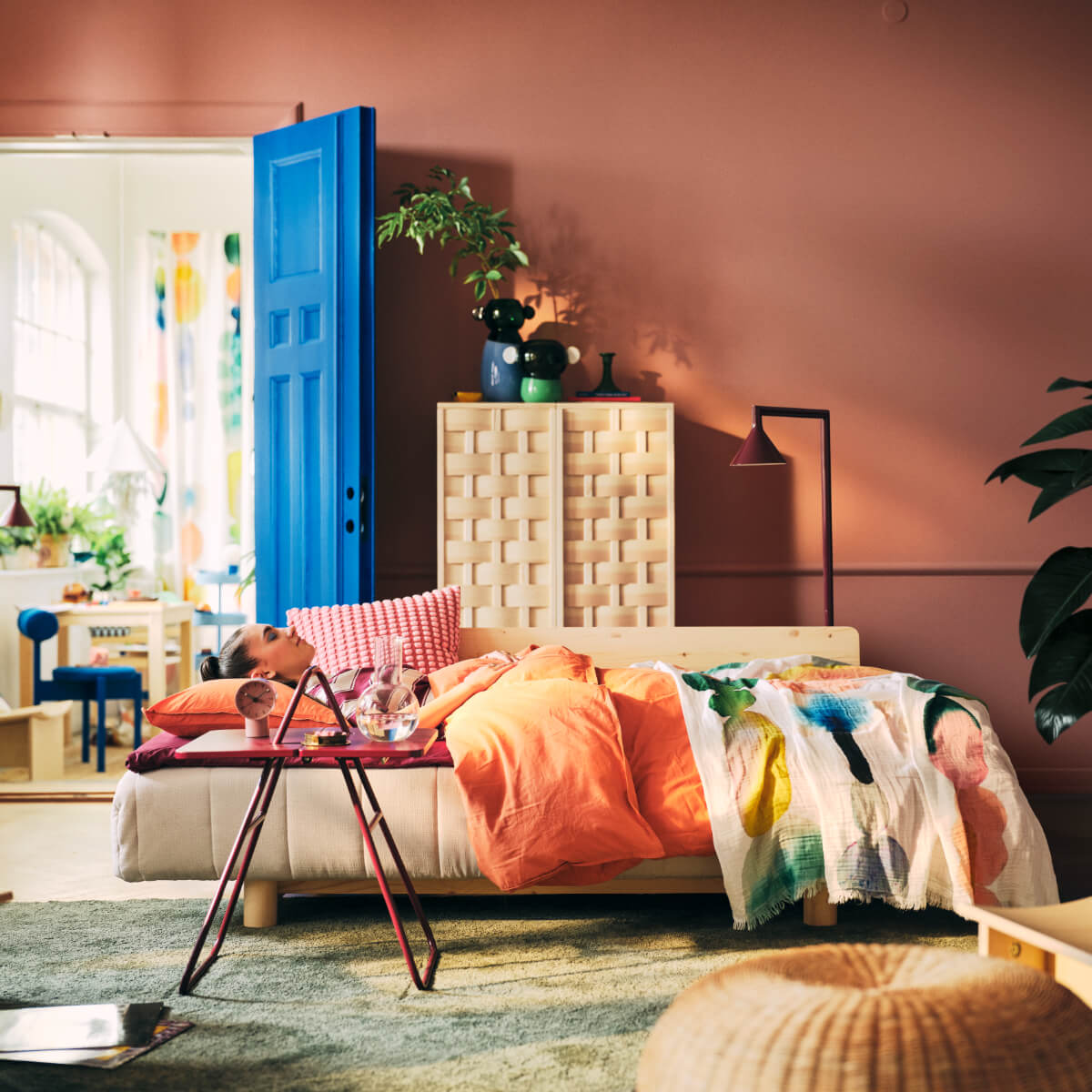 IKEA PS 2026: 44 Products of Playful Functionality (Full Collection) 17 IKEA-PS-2026-sleeper-sofa-foldable-side-table-nordroom