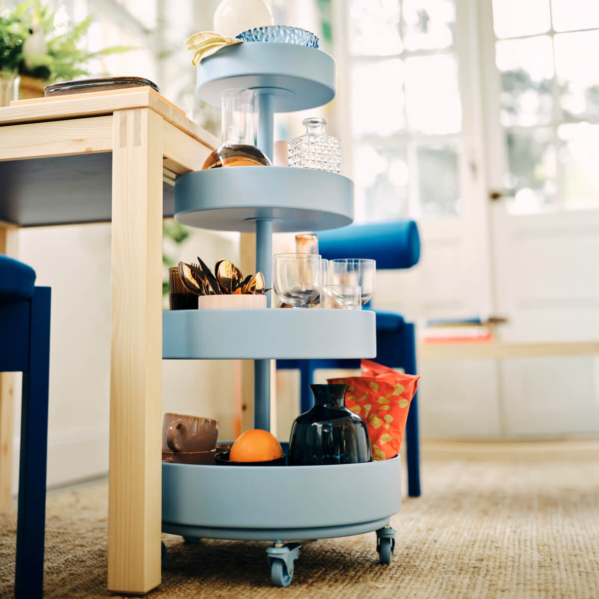 IKEA PS 2026: 44 Products of Playful Functionality (Full Collection) 32 ikea ps 2026 rolling storage cart nordroom IKEA PS 2026: 44 Products of Playful Functionality (Full Collection)