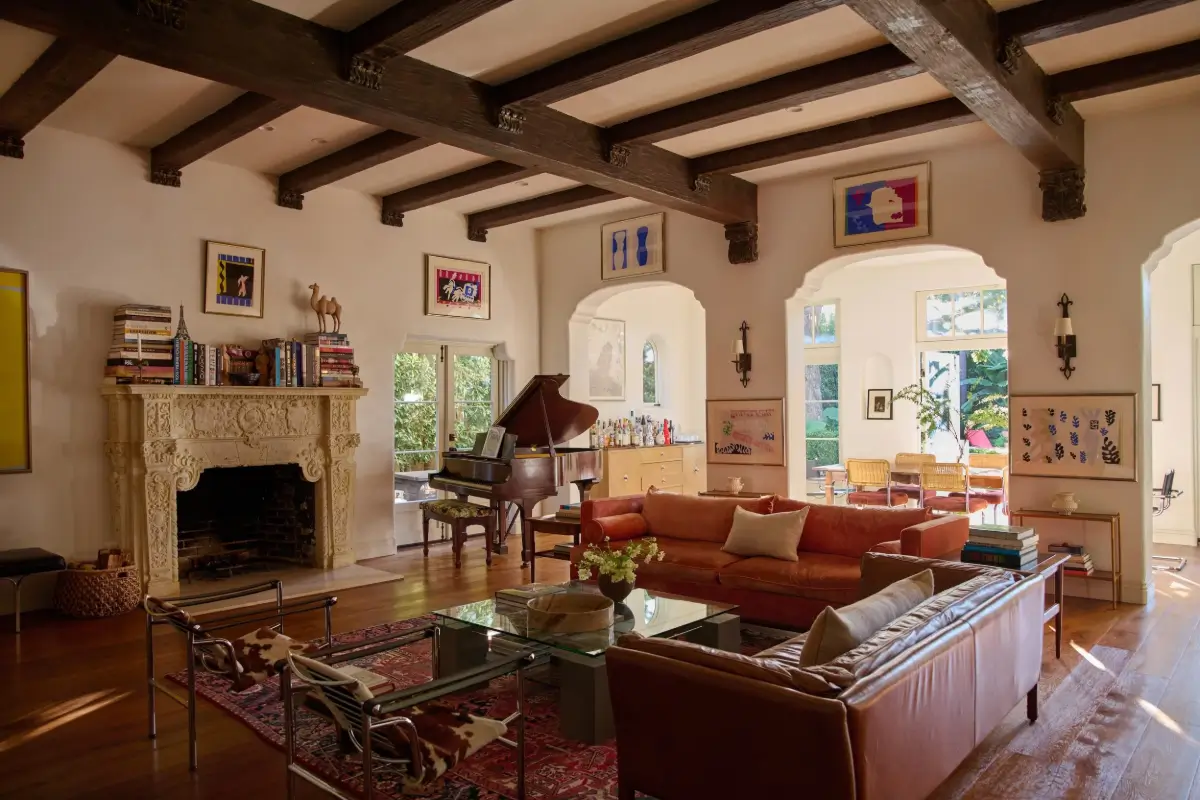 A Butter-Yellow Kitchen and Period Elements in a Spanish-Style LA Home 5 spanish-style-home-hancock-park-los-angeles