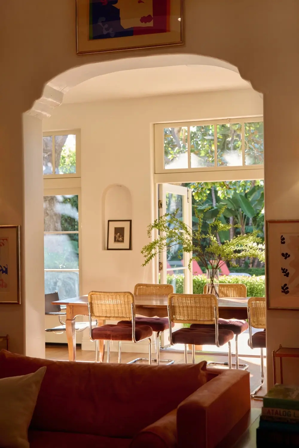 A Butter-Yellow Kitchen and Period Elements in a Spanish-Style LA Home 9 spanish-style-home-hancock-park-los-angeles