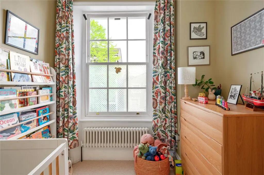 A Pink and Green Living Room in a Charming Victorian Family Home 13 pink-green-living-space-victorian-duplex-london