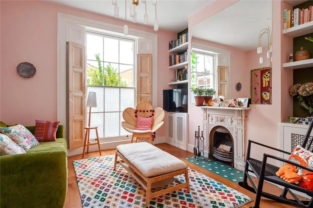 pink-green-living-space-victorian-duplex-london