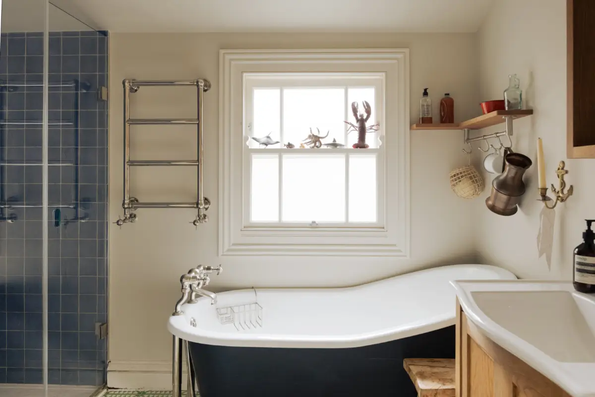 An Extended Victorian Family Home with a Blue deVOL Kitchen 43 renovated-extended-1860s-victorian-house-london-fields