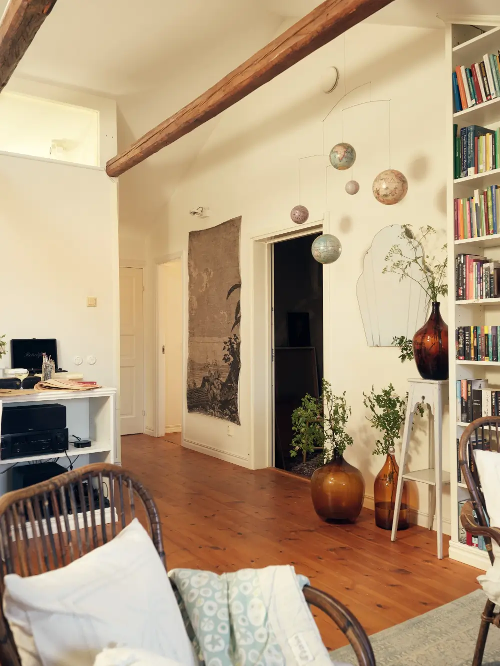 A French-Style Kitchen, Cozy Nooks, and Soaring Ceilings in a Stockholm Duplex 24 paris-inspired-interiors-duplex-attic-apartment-stockholm-nordroom